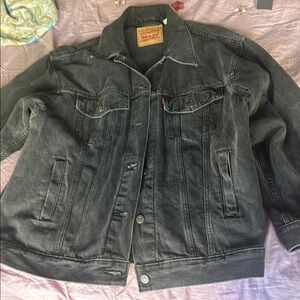 Levi's Men's Charcoal Denim Jacket